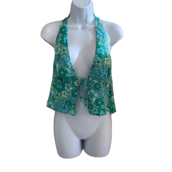 Wild Fable Womens Green Halter Fly Away Top - Picture 4 of 7